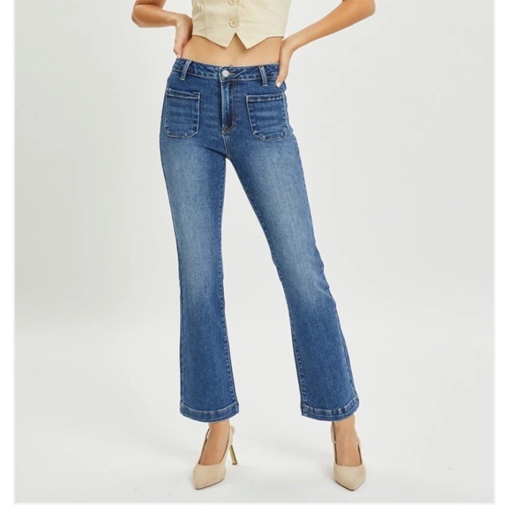 NWOT Risen Patch Pocket High-Rise Jeans size 28